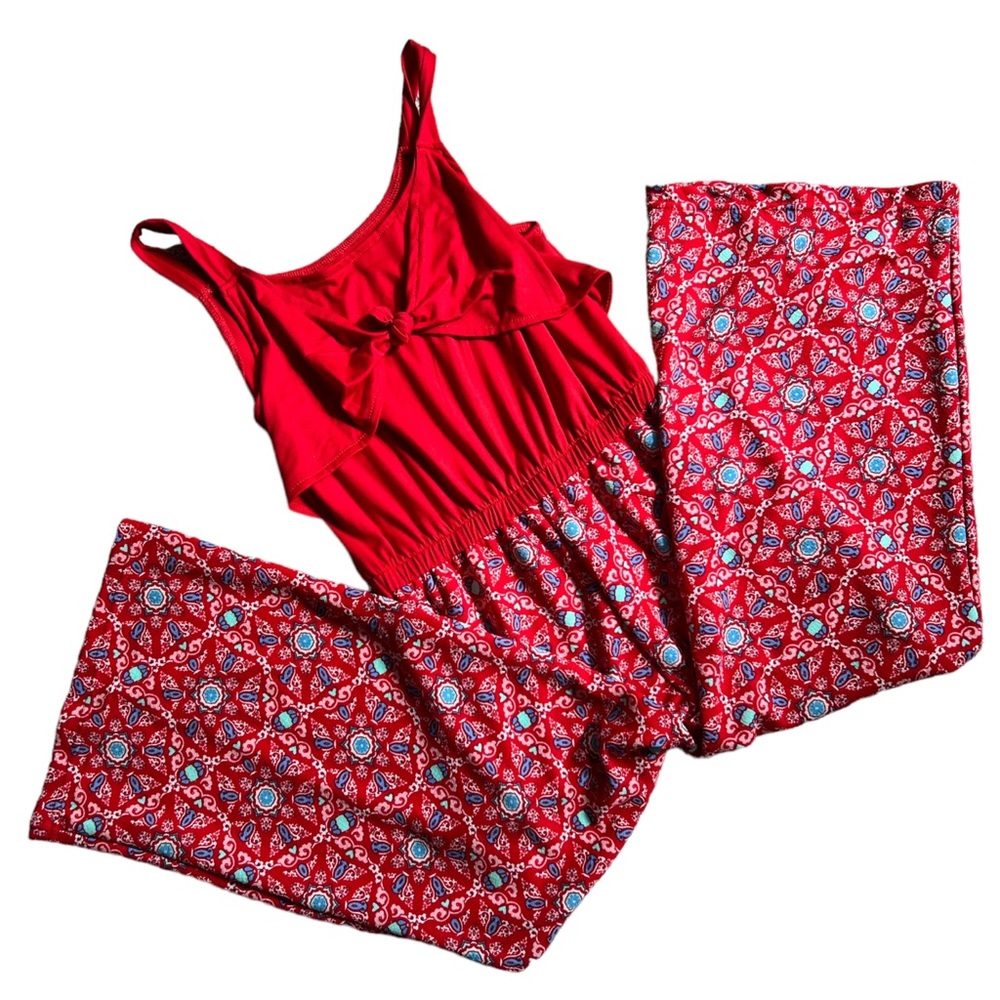 ONESTEP Up Jumpsuit | red multicolored | NWT | Size 10/12